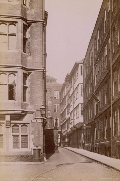 North Entrance to Middle Temple Lane by English Photographer